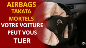 Volant Citroën et Airbags Takata, une association devenue mortelle Volant Citroën avec airbag potentiellement défectueux Takata (Image IA)