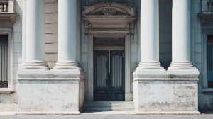 Façade d’une banque fermée pour illustrer l’interruption des virements à Noël 2025