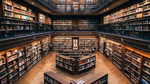 Organiser vos connaissances comme une bibliothèque Intérieur d’une grande bibliothèque publique symbolisant l’organisation des connaissances
