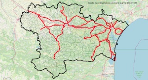 Carte des itinéraires des voitures radars – Département de l’Aude Itinéraires validés pour les contrôles automatisés par voitures radars dans l’Aude