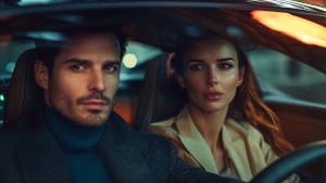 Entretien de la climatisation : un confort optimal pour les occupants du véhicule Un couple profitant du confort de la climatisation dans leur voiture