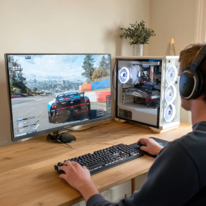 PC gaming équipé d’une carte graphique puissante pour jeux récents