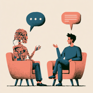 IA et humain dialoguent pour créer du contenu