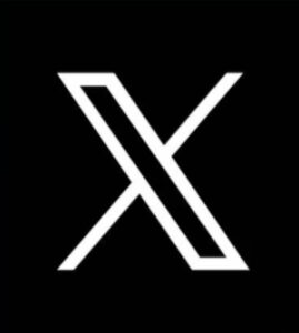Logo X du réseau social ex-Twitter