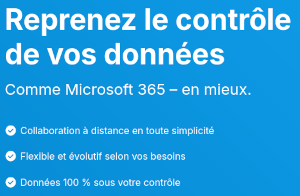Nextcloud met en avant son alternative à Microsoft 365 avec un message de souveraineté des données