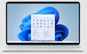 Capture de Windows 11 ouvert sur un ordinateur portable moderne